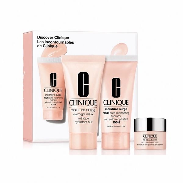 Clinique 倩碧探索小樣套裝 (保濕霜30ml+睡眠面膜30ml+眼部精華 5ml)